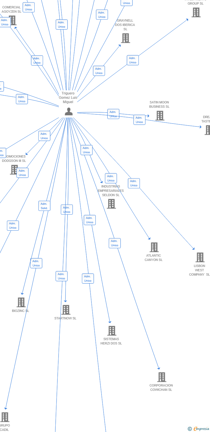 Vinculaciones societarias de STUDIOS LAKE CITY SL