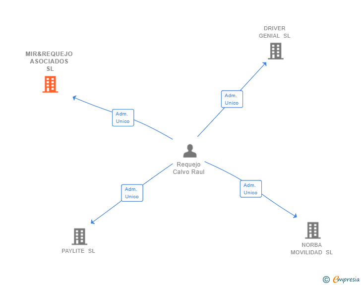 Vinculaciones societarias de MIR&REQUEJO ASOCIADOS SL