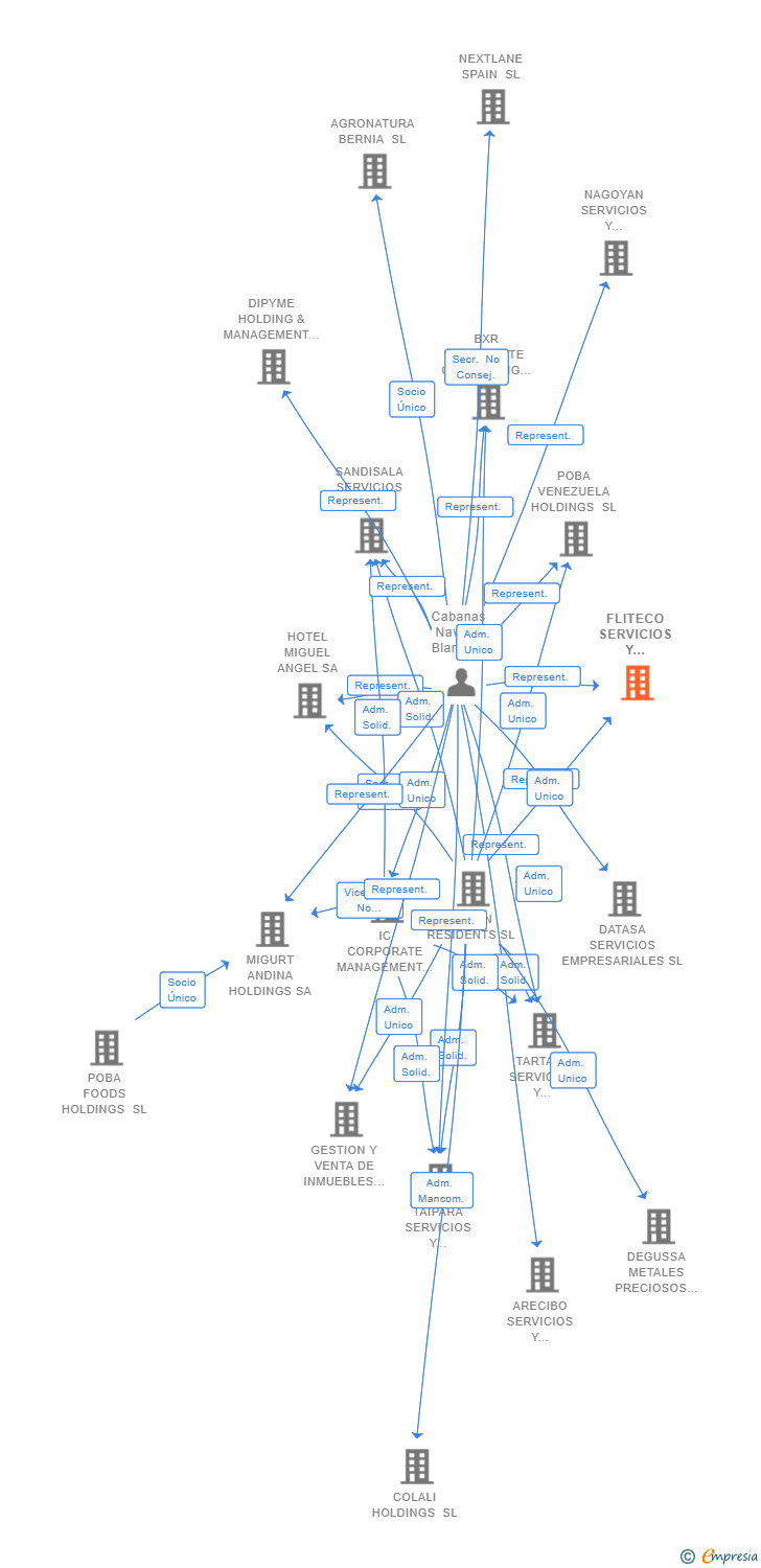 Vinculaciones societarias de RAINE ADVISORS SPAIN SL