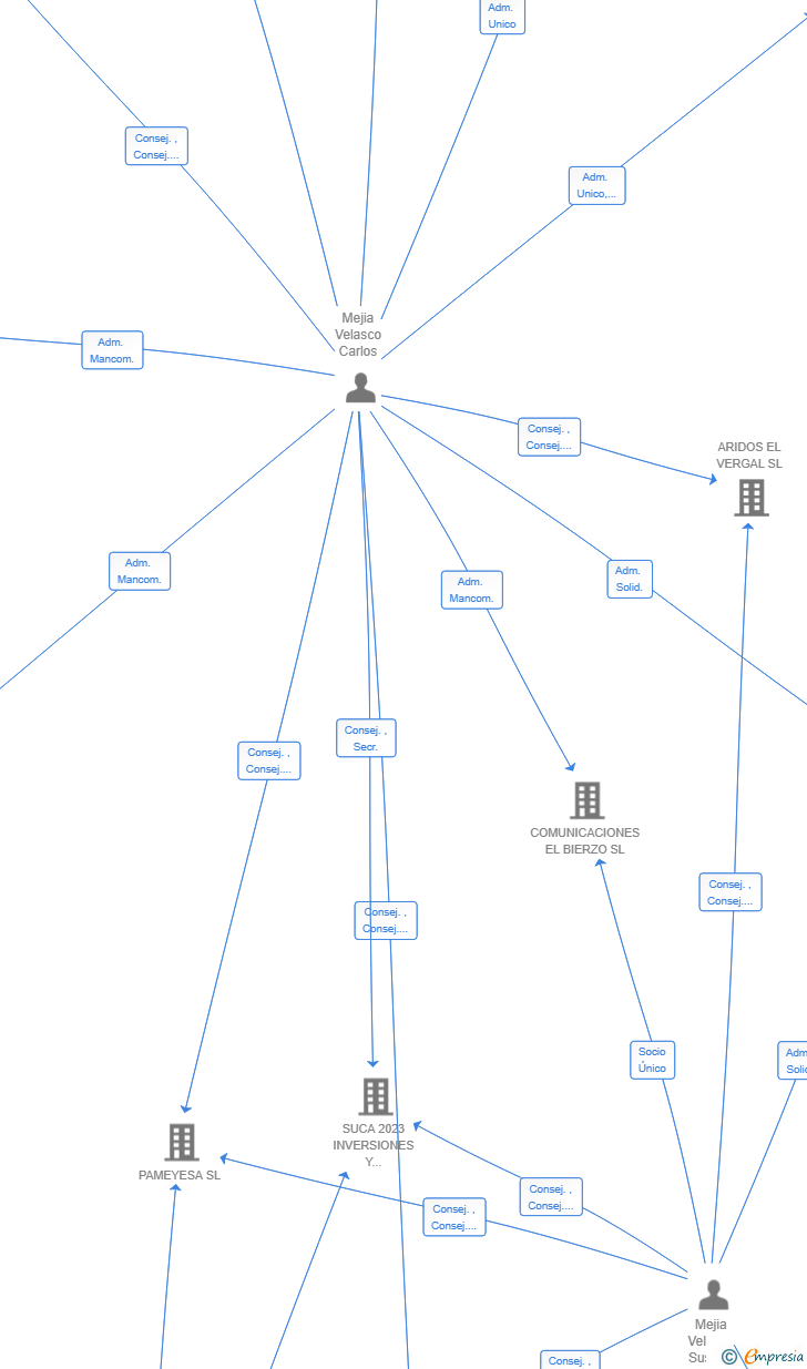 Vinculaciones societarias de METAFLEET SL