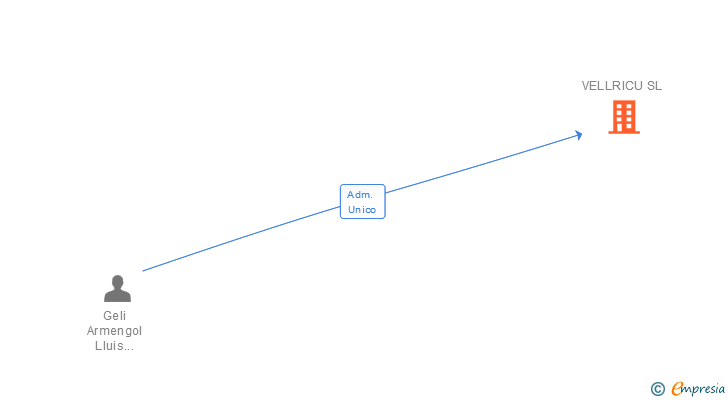 Vinculaciones societarias de VELLRICU SL