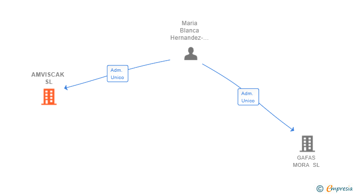 Vinculaciones societarias de AMVISCAK SL
