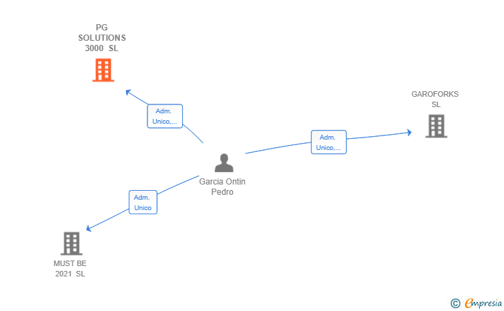 Vinculaciones societarias de PG SOLUTIONS 3000 SL