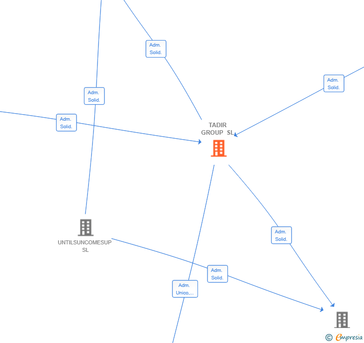 Vinculaciones societarias de TADIR GROUP SL