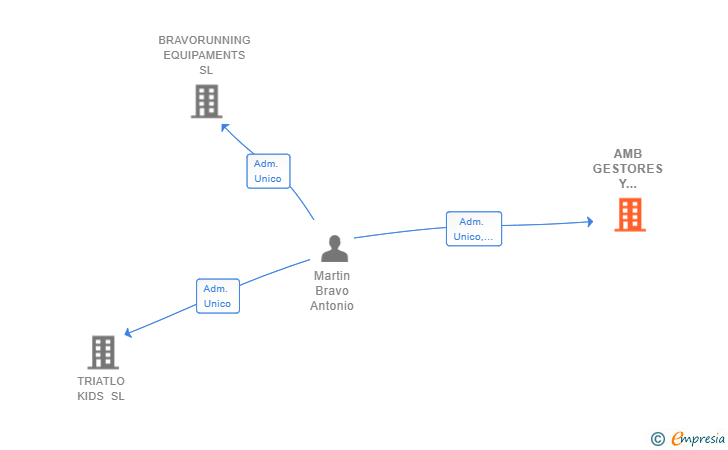 Vinculaciones societarias de AMB GESTORES Y ADMINISTRACION DE FINCAS SL