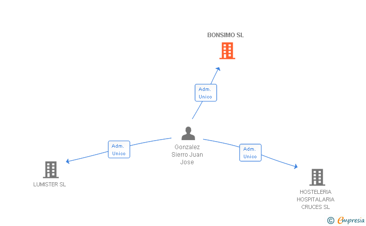 Vinculaciones societarias de BONSIMO SL