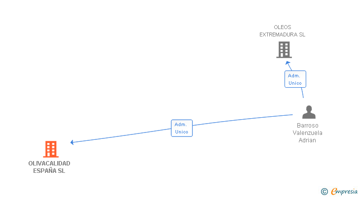 Vinculaciones societarias de OLIVACALIDAD ESPAÑA SL