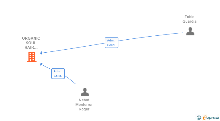 Vinculaciones societarias de ORGANIC SOUL HAIR CARE SL