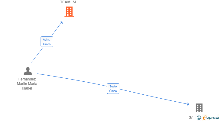 Vinculaciones societarias de DISANFER TEAM SL