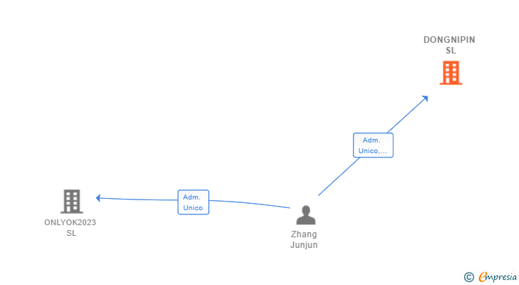 Vinculaciones societarias de DONGNIPIN SL