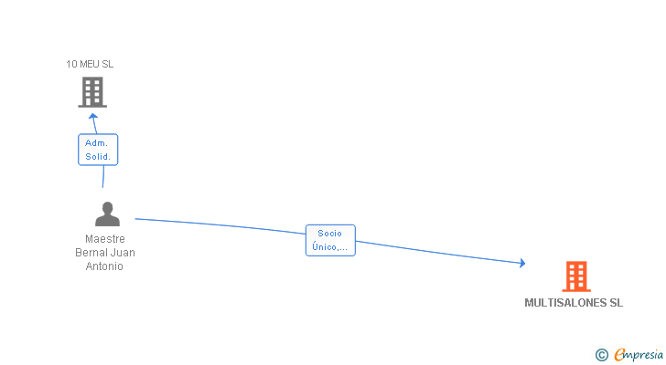 Vinculaciones societarias de MULTISALONES SL