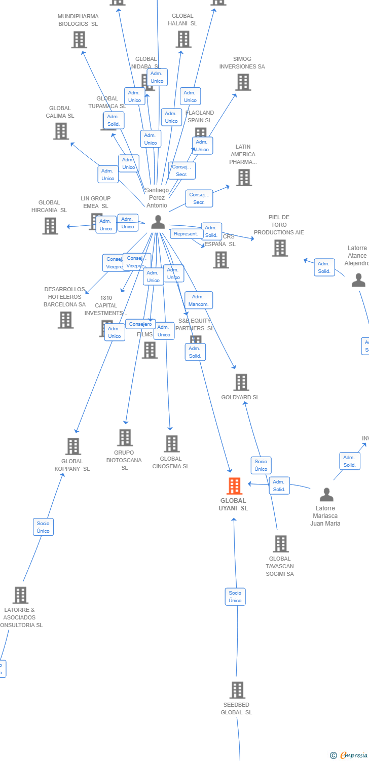 Vinculaciones societarias de DIGITAL SPAIN DC SERVICES SL
