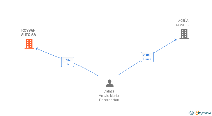 Vinculaciones societarias de ROYSAN AUTO SA