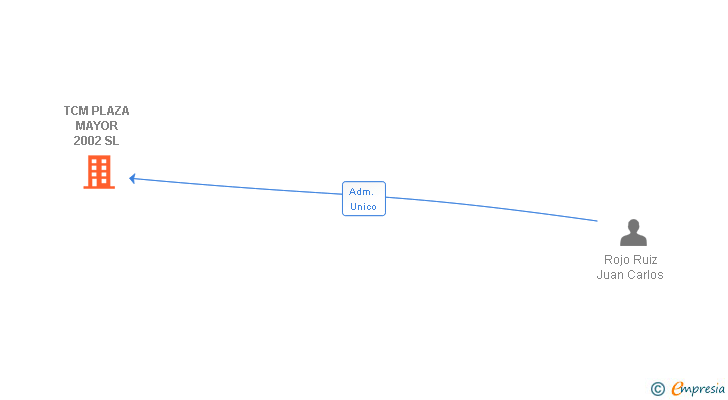 Vinculaciones societarias de TCM PLAZA MAYOR 2002 SL