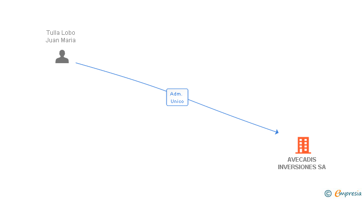 Vinculaciones societarias de AVECADIS INVERSIONES SA