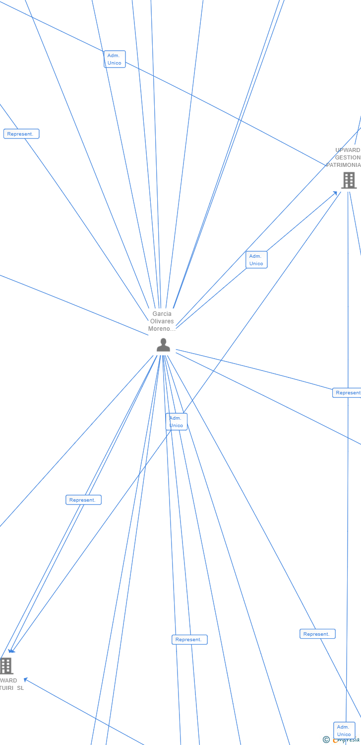 Vinculaciones societarias de UPWARD REAL ESTATE SL
