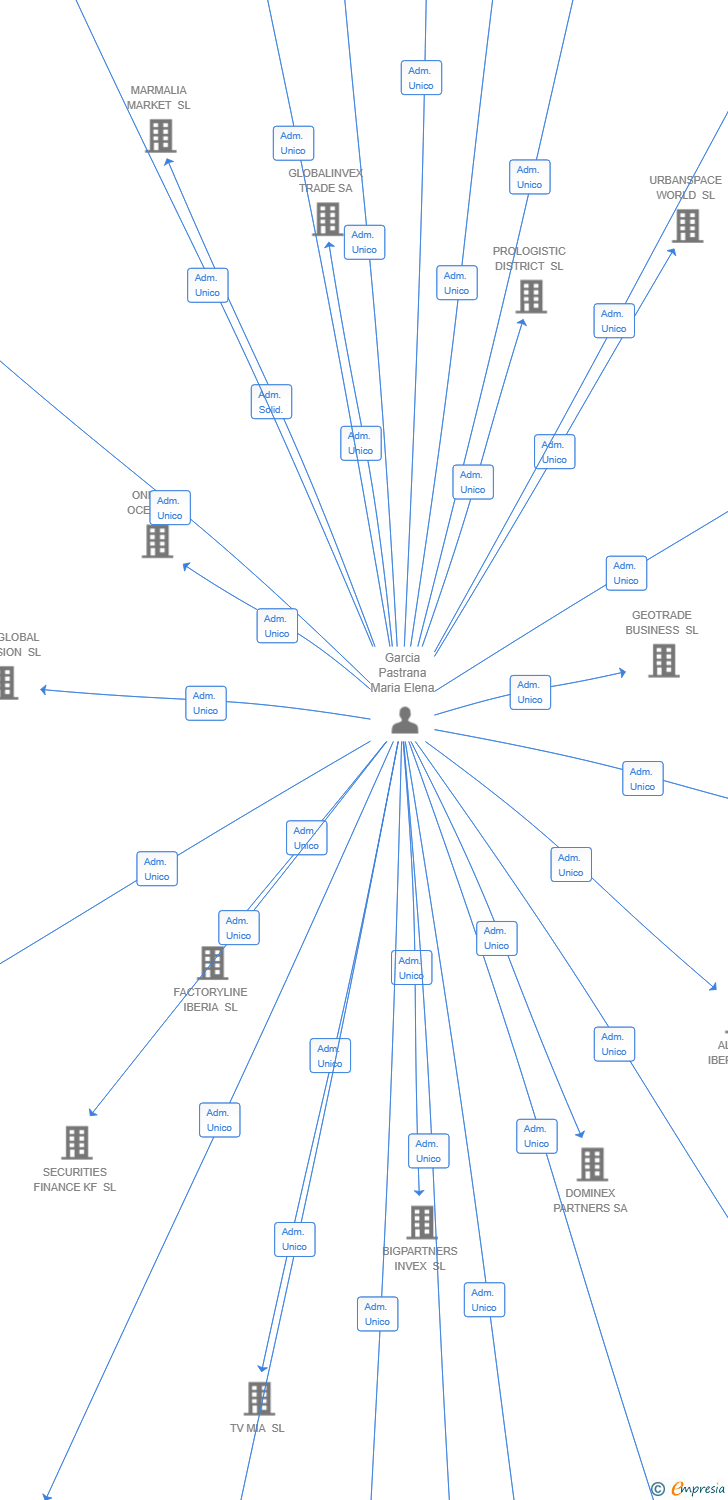 Vinculaciones societarias de NEOCITRINO MARKET SL