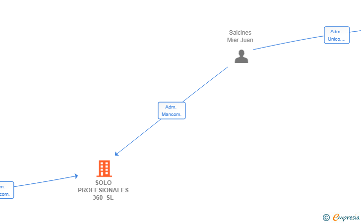 Vinculaciones societarias de SOLO PROFESIONALES 360 SL
