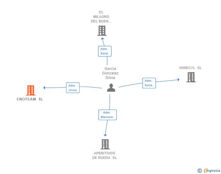 Vinculaciones societarias de ENOTEAM SL
