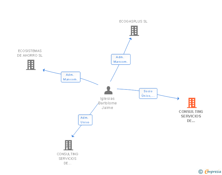 Vinculaciones societarias de CONSULTING SERVICIOS DE INGENIERIA 2015 SL