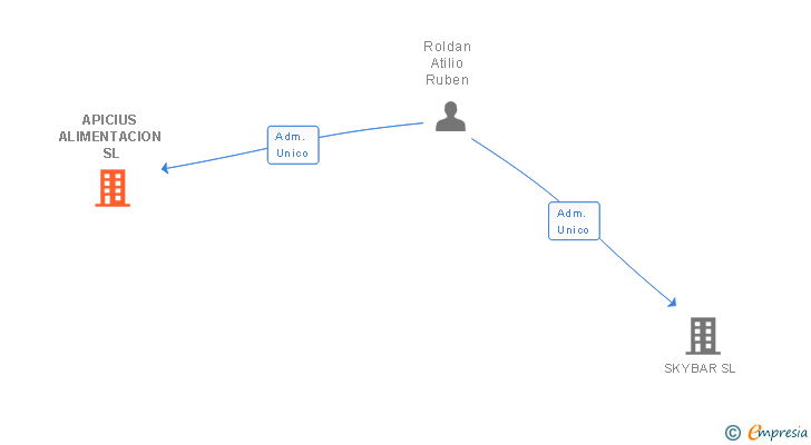 Vinculaciones societarias de APICIUS ALIMENTACION SL