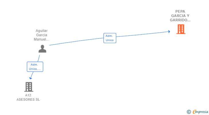 Vinculaciones societarias de PEPA GARCIA Y GARRIDO ASOCIADOS SL