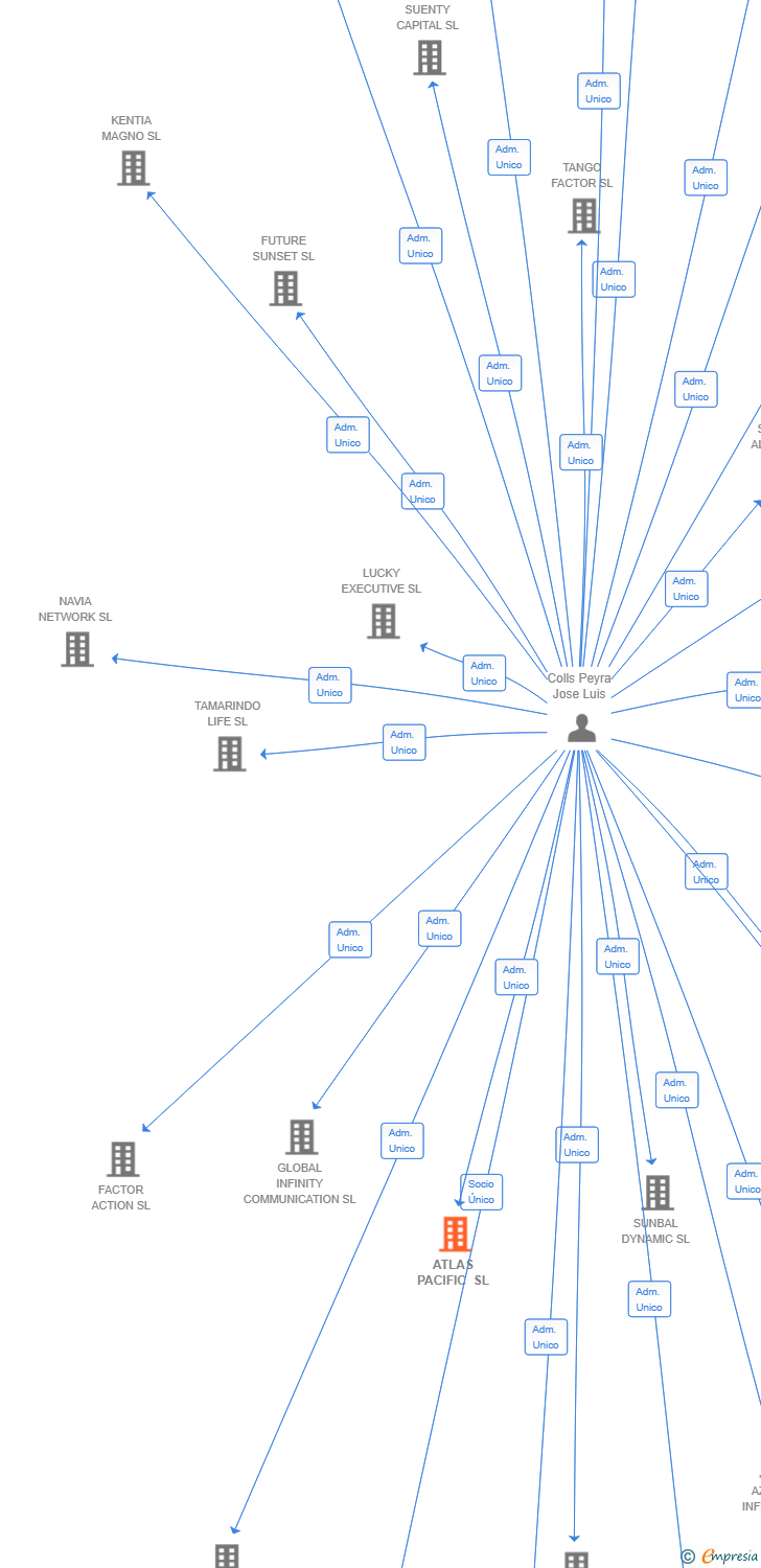 Vinculaciones societarias de SAAS STOJIC INVESTMENT SL