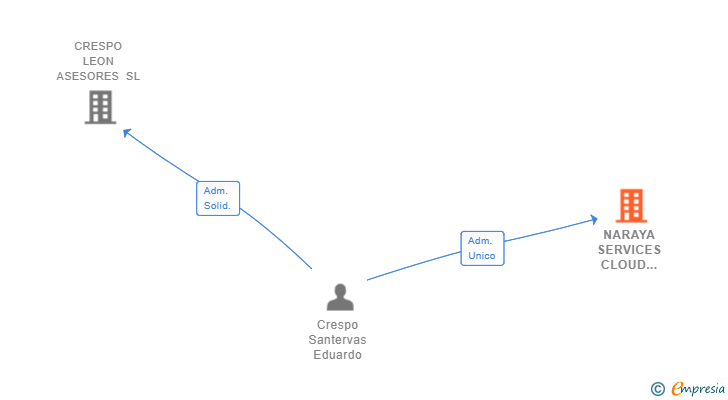 Vinculaciones societarias de NARAYA SERVICES CLOUD CONSULTING SL