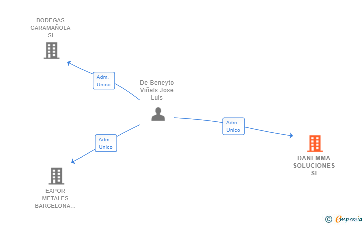 Vinculaciones societarias de DANEMMA SOLUCIONES SL