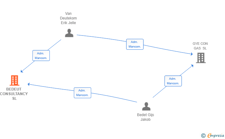 Vinculaciones societarias de BEDEUT CONSULTANCY SL