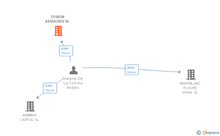 Vinculaciones societarias de FUSION ADVISORS SL
