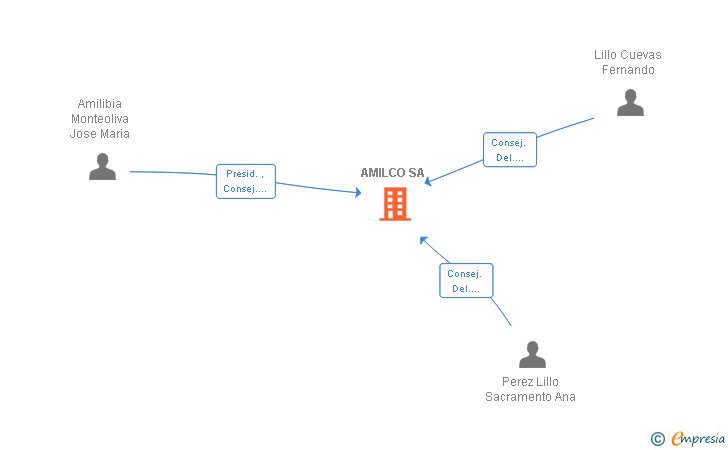 Vinculaciones societarias de AMILCO SA