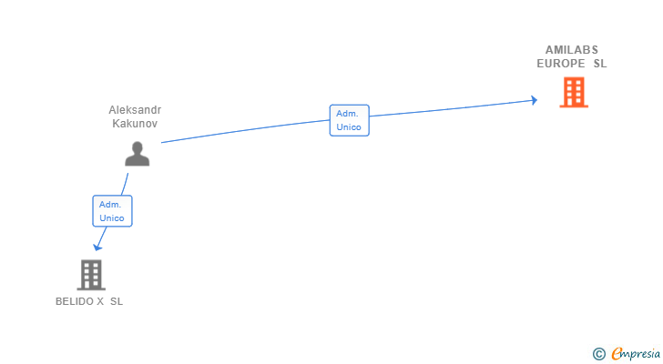 Vinculaciones societarias de AMILABS EUROPE SL