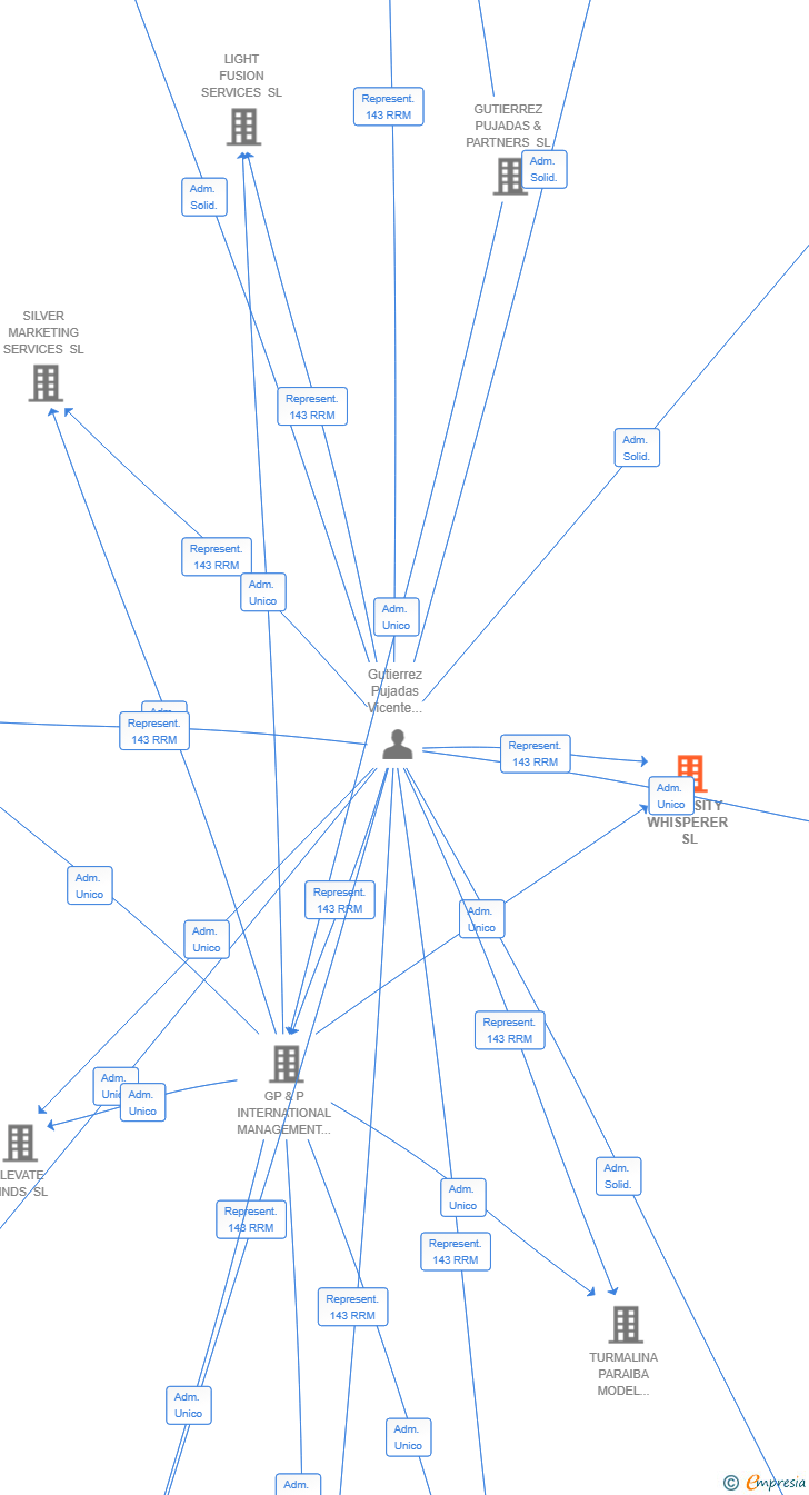Vinculaciones societarias de DIVERSITY WHISPERER SL