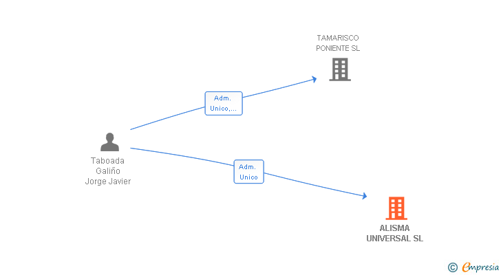 Vinculaciones societarias de ALISMA UNIVERSAL SL