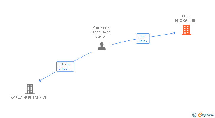 Vinculaciones societarias de OCE GLOBAL SL