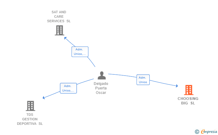 Vinculaciones societarias de CHOOSING BIG SL