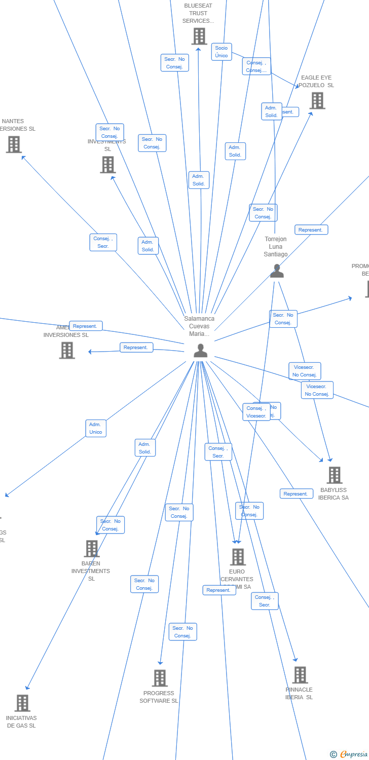 Vinculaciones societarias de ATERA ENERGY GROUP SPAIN SL