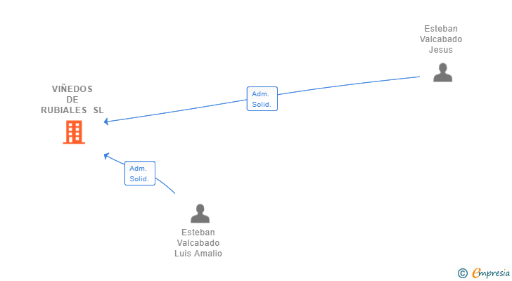 Vinculaciones societarias de VIÑEDOS DE RUBIALES SL