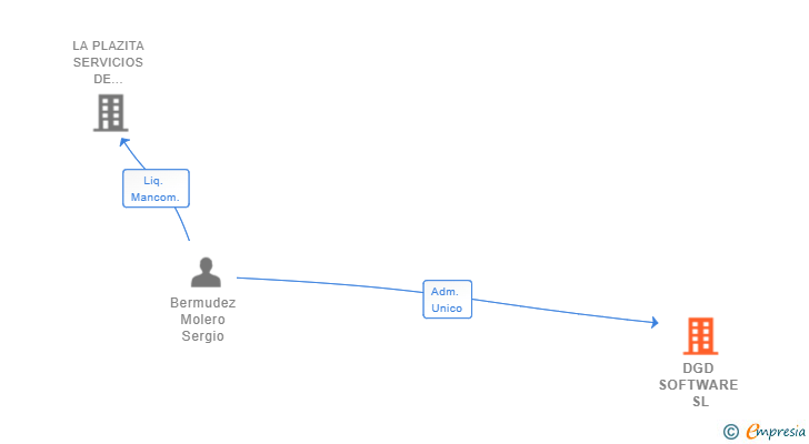 Vinculaciones societarias de DGD SOFTWARE SL