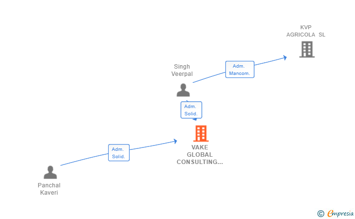 Vinculaciones societarias de VAKE GLOBAL CONSULTING SL