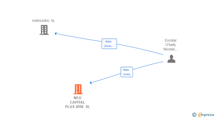 Vinculaciones societarias de NEO CAPITAL PLUS 2050 SL