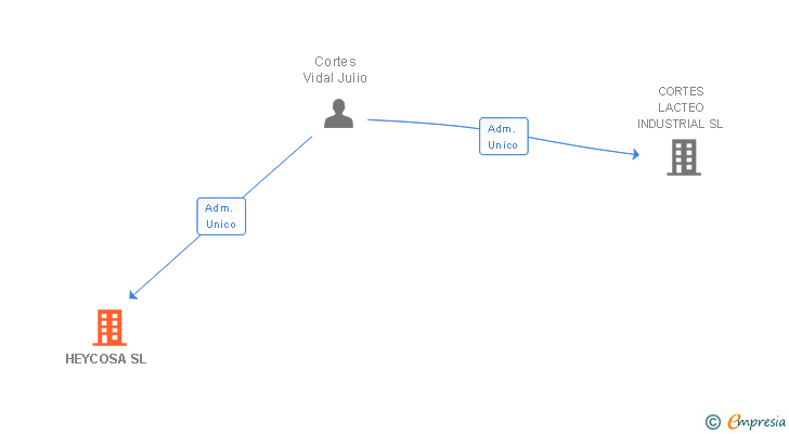 Vinculaciones societarias de HEYCOSA SL