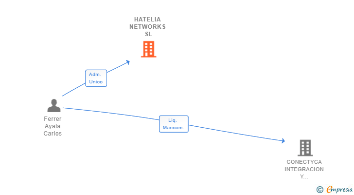 Vinculaciones societarias de HATELIA NETWORKS SL