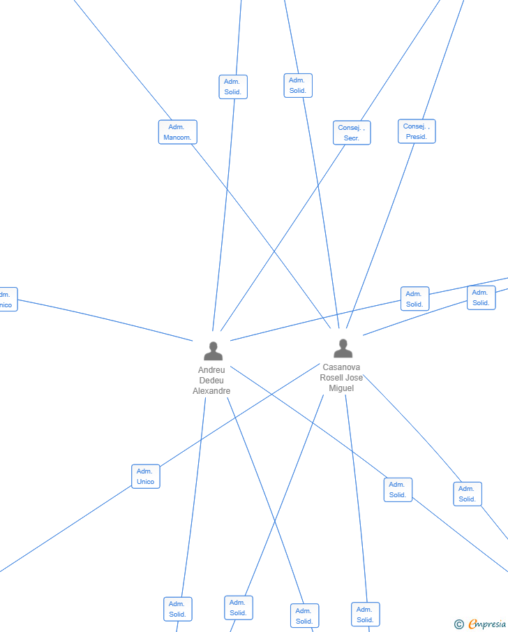 Vinculaciones societarias de ANDCAS INTERNACIONAL SL