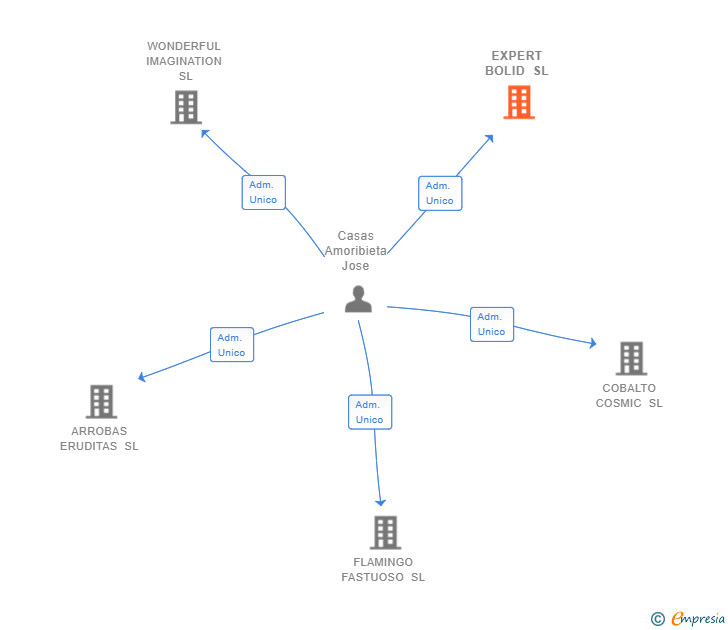 Vinculaciones societarias de EXPERT BOLID SL