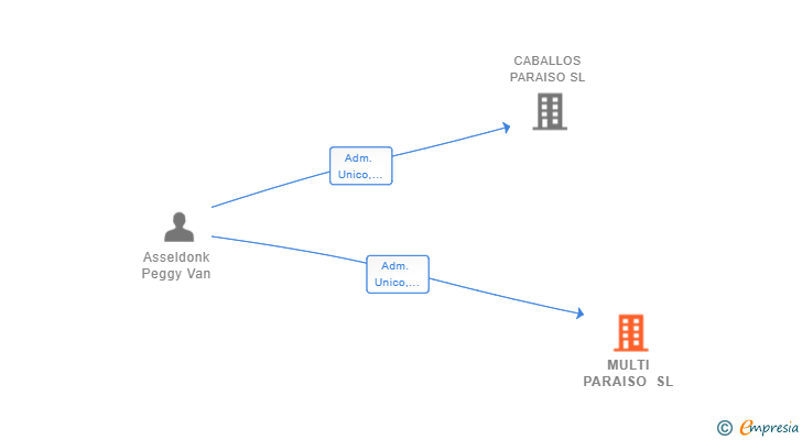 Vinculaciones societarias de MULTI PARAISO SL (EXTINGUIDA)