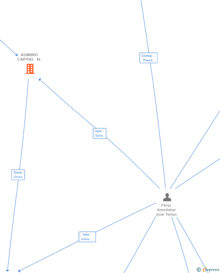Vinculaciones societarias de AGNBRO CAPITAL SL