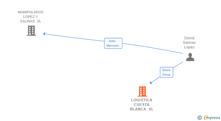 Vinculaciones societarias de LOGISTICA CUESTA BLANCA SL