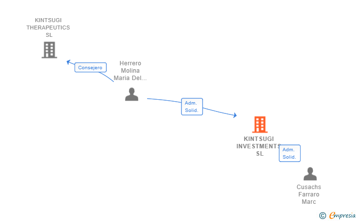 Vinculaciones societarias de KINTSUGI INVESTMENTS SL